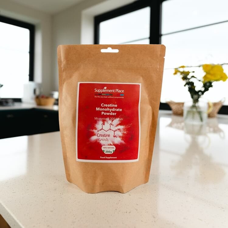 Creatine monohydrate powder lifestyle image