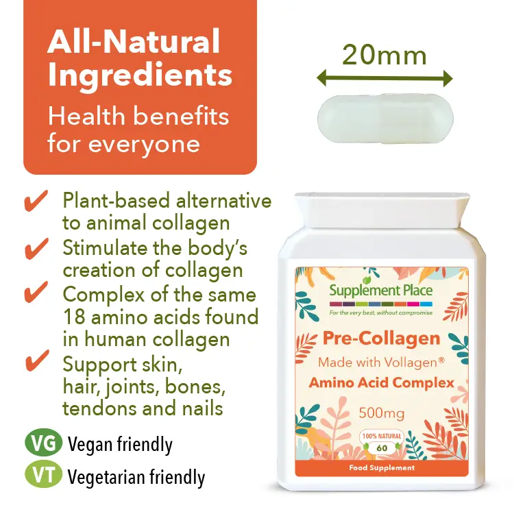 Pre-Collagen with Vollagen Capsules Benefits Image.