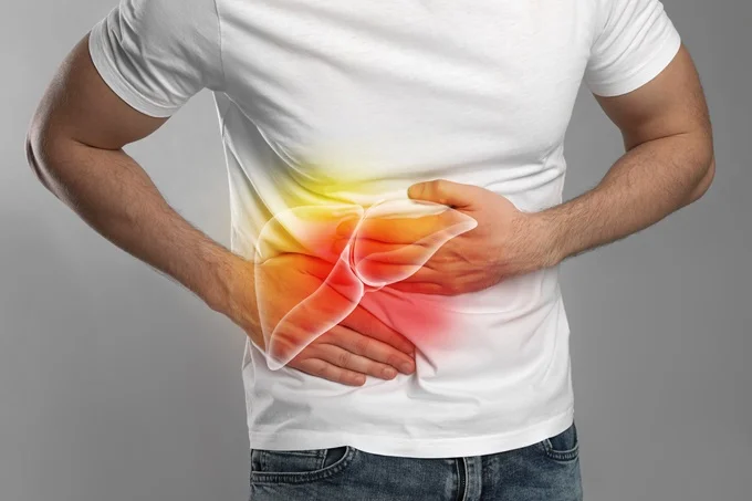 Cirrhosis, hepatitis and alcoholic liver disease are some of the conditions that arise.